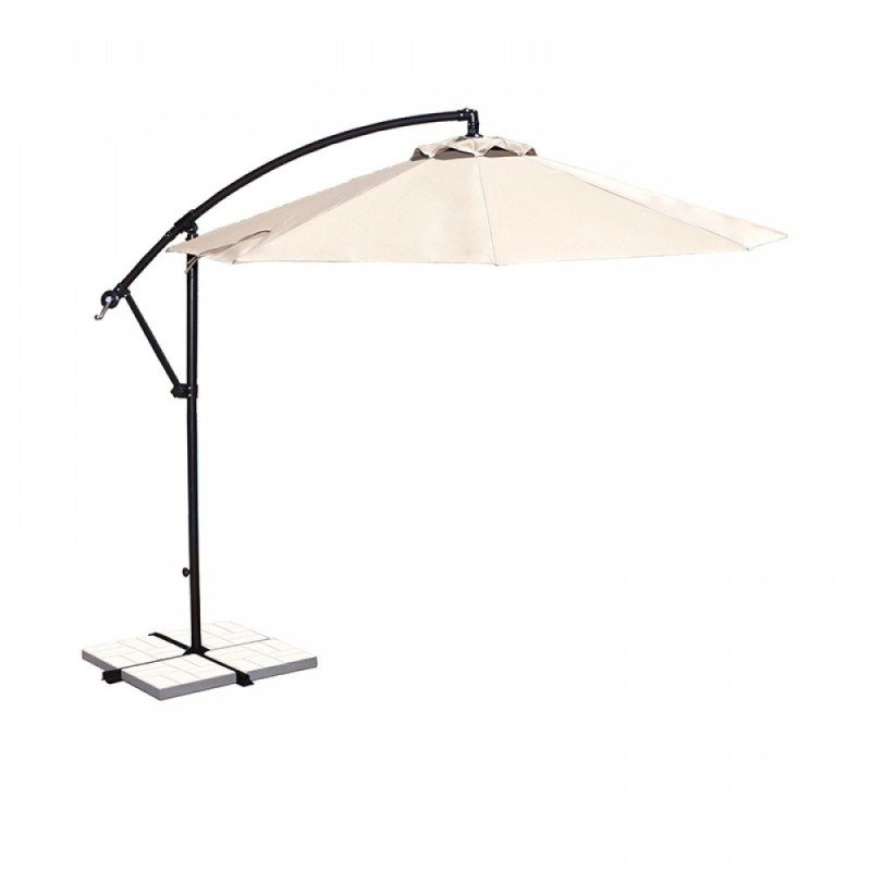 Blue Wave Santiago 10-ft Octagonal Cantilever Umbrella - Champagne Olefin (NU6400CH)