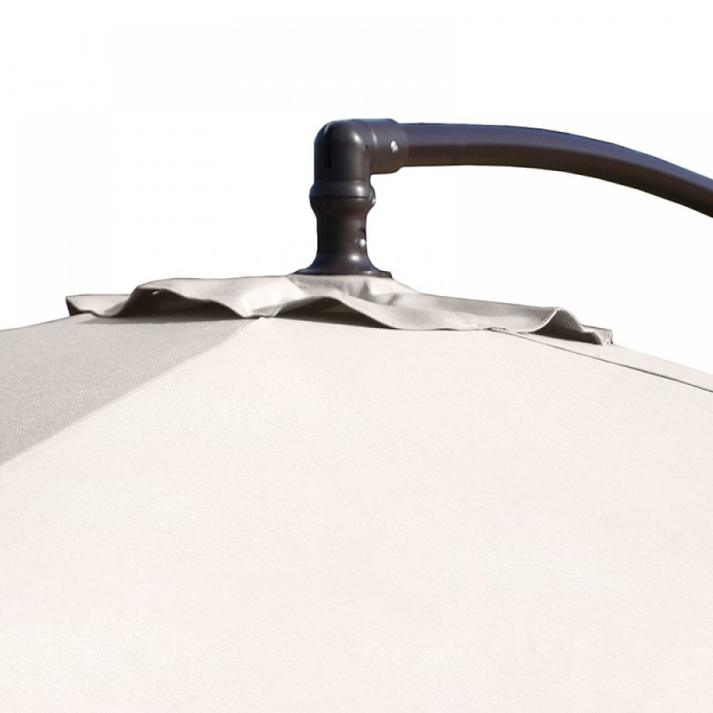 Blue Wave Santiago 10-ft Octagonal Cantilever Umbrella - Champagne Olefin (NU6400CH)