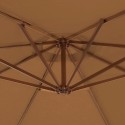 Blue Wave Santiago 10-ft Octagonal Cantilever Umbrella - Stone Sunbrella Acrylic (NU6400SS)