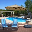Blue Wave Freeport 11-ft Octagon Cantilever - Beige Sunbrella Acrylic (NU6575) Blue Wave Freeport 11-ft Octagon Cantilever - Beige Sunbrella Acrylic (NU6575)