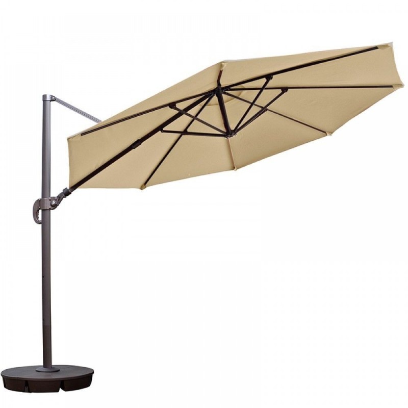 Blue Wave Freeport 11-ft Octagon Cantilever - Beige Sunbrella Acrylic (NU6575)