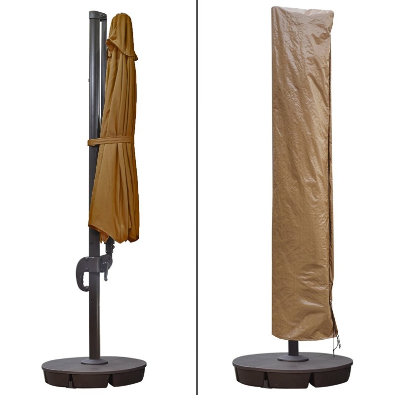 Blue Wave Freeport 11-ft Octagon Cantilever - Stone Sunbrella Acrylic (NU6585)