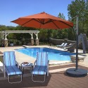 Blue Wave Freeport 11-ft Octagon Cantilever - Terra Cotta Sunbrella Acrylic (NU6590) Blue Wave Freeport 11-ft Octagon Cantilever - Terra Cotta Sunbrella Acrylic (NU6590)