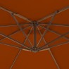 Blue Wave Freeport 11-ft Octagon Cantilever - Terra Cotta Sunbrella Acrylic (NU6590) Blue Wave Freeport 11-ft Octagon Cantilever - Terra Cotta Sunbrella Acrylic (NU6590)