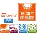 Blue Wave Freeport 11-ft Octagon Cantilever - Terra Cotta Sunbrella Acrylic (NU6590) Blue Wave Freeport 11-ft Octagon Cantilever - Terra Cotta Sunbrella Acrylic (NU6590)