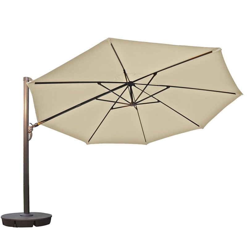 Blue Wave Victoria 13-ft Octagon Cantilever - Beige Sunbrella Acrylic (NU6745)