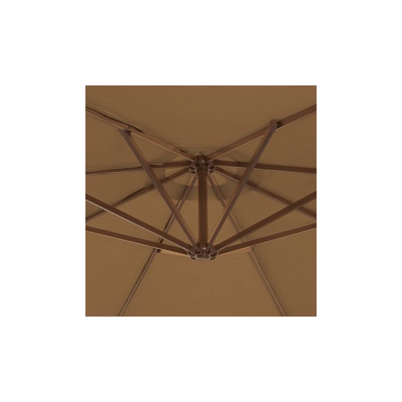 Blue Wave Victoria 13-ft Octagon Cantilever w/ Valance- Stone Sunbrella Acrylic (NU6785)