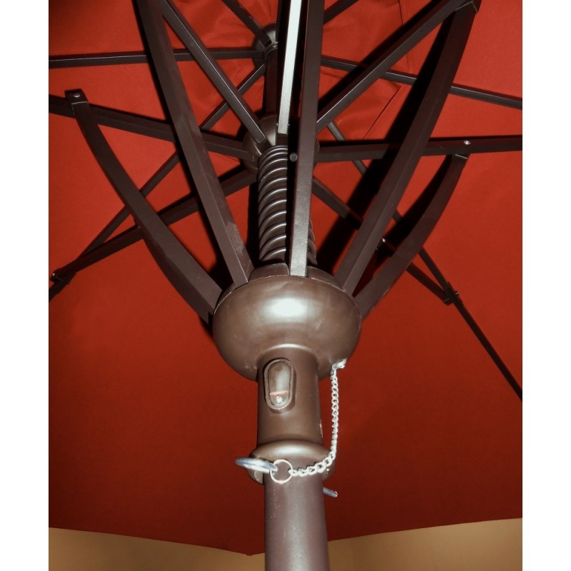 Blue Wave Cabo Auto-Open 9-ft Octagonal Market Umbrella - Stone  (NU5419ST