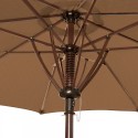 Blue Wave Cabo Auto-Open 9-ft Octagonal Market Umbrella - Stone  (NU5419ST