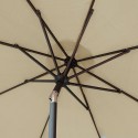 Blue Wave Mirage 9-ft Octagonal Market Umbrella w/ Auto-Tilt in Beige Sunbrella Acrylic  (NU5422B