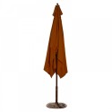 Blue Wave Adriatic 6.5-ft x 10-ft Rectangular Market Umbrella - Terra Cotta Olefin (NU5433TC)