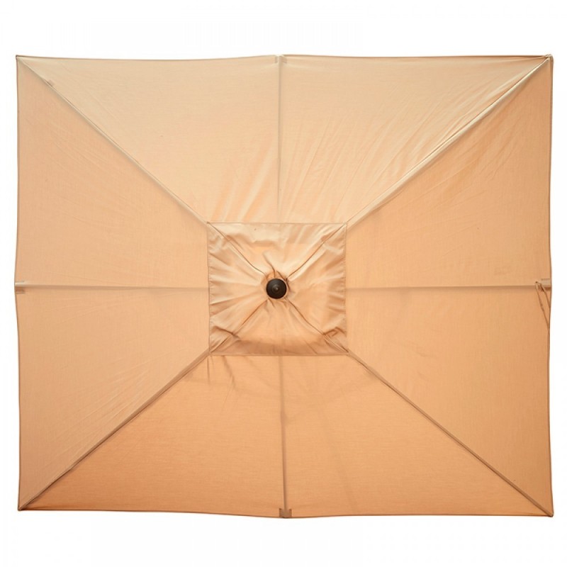 BlueWave Caspian 8x10 Rectangular Market Umbrella - Beige Sunbrella Acrylic (NU5448B)
