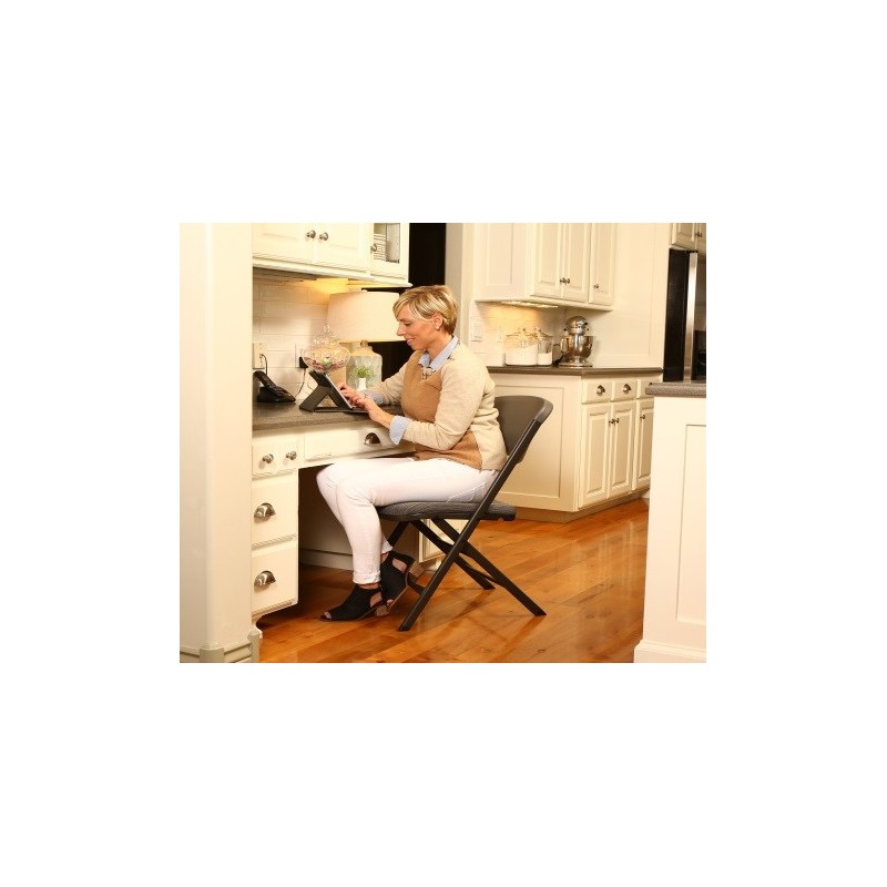 Lifetime 4-Pack Padded Commercial Folding Chairs - Putty (480426)