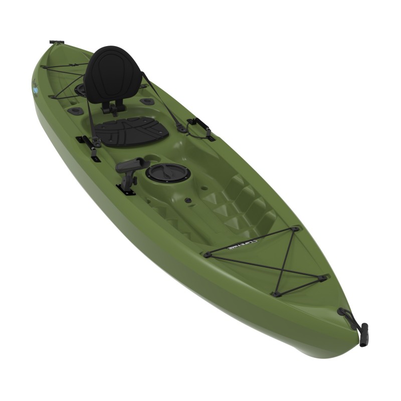 Lifetime 2-PACK Tamarack Angler 10 ft Fishing Kayaks w/ Paddles - Tan  (90806)