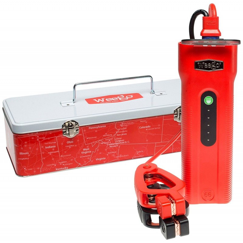 Weego Car Jump Starter Charger w/ USB Charger & Flashlight (N66)