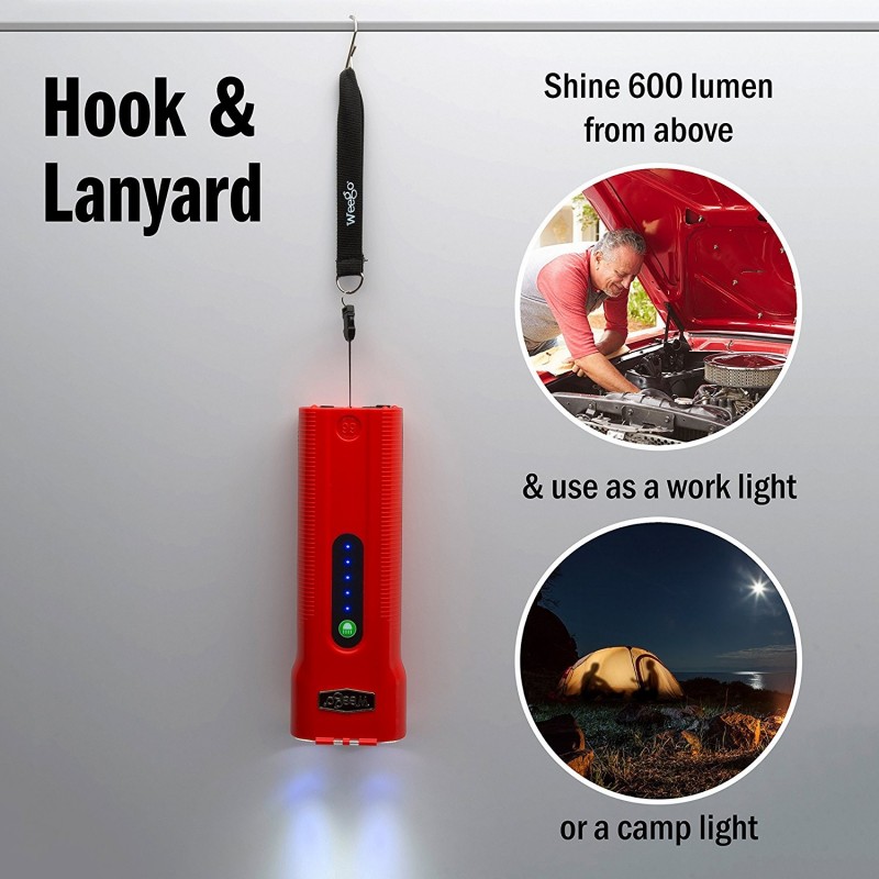 Weego Car Jump Starter Charger w/ USB Charger & Flashlight (N66)