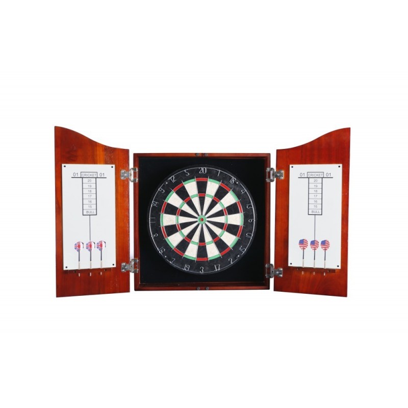 Hathaway Centerpoint Bristle Dartboard and Solid Wood Cabinet (BG1041CH)