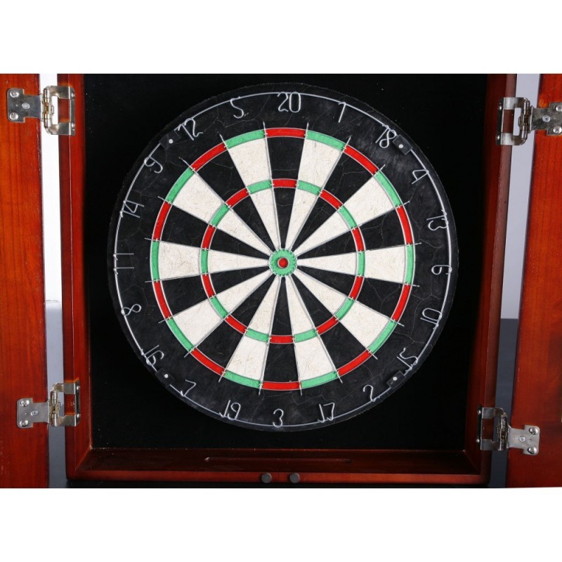 Hathaway Centerpoint Bristle Dartboard and Solid Wood Cabinet (BG1041CH)