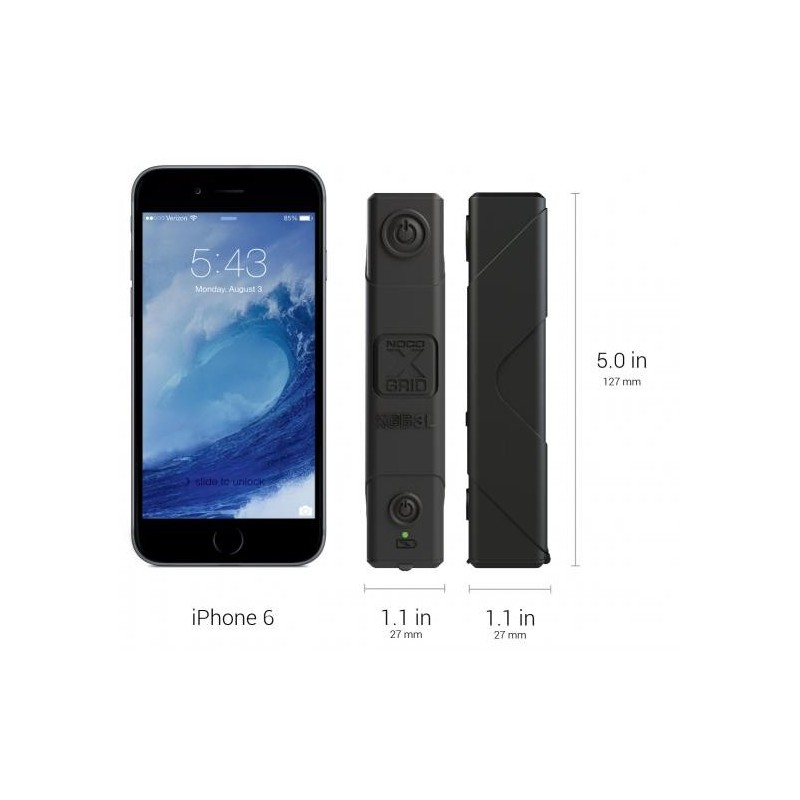 NOCO Company 250 Lumen Waterproof LED Flashlight and Portable Charger (XGB3L)