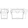 NOCO Company Snap Top Battery Box - Heavy Duty (HM327BK) NOCO Company Snap Top Battery Box - Heavy Duty (HM327BK)