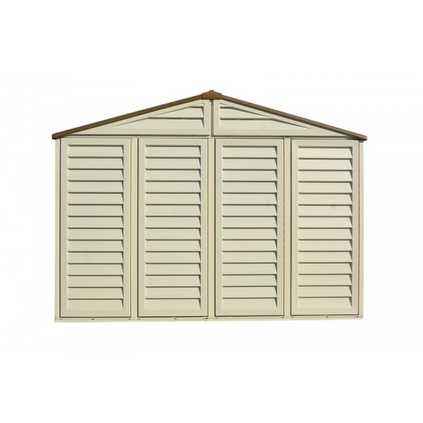 DuraMax 10x8 Woodbridge Plus Vinyl Shed Kit w/ Foundation 