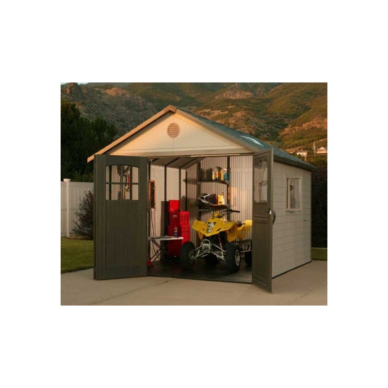 Lifetime 11x16 ft Storage Shed Kit with Tri-Fold Doors (60187/20125)