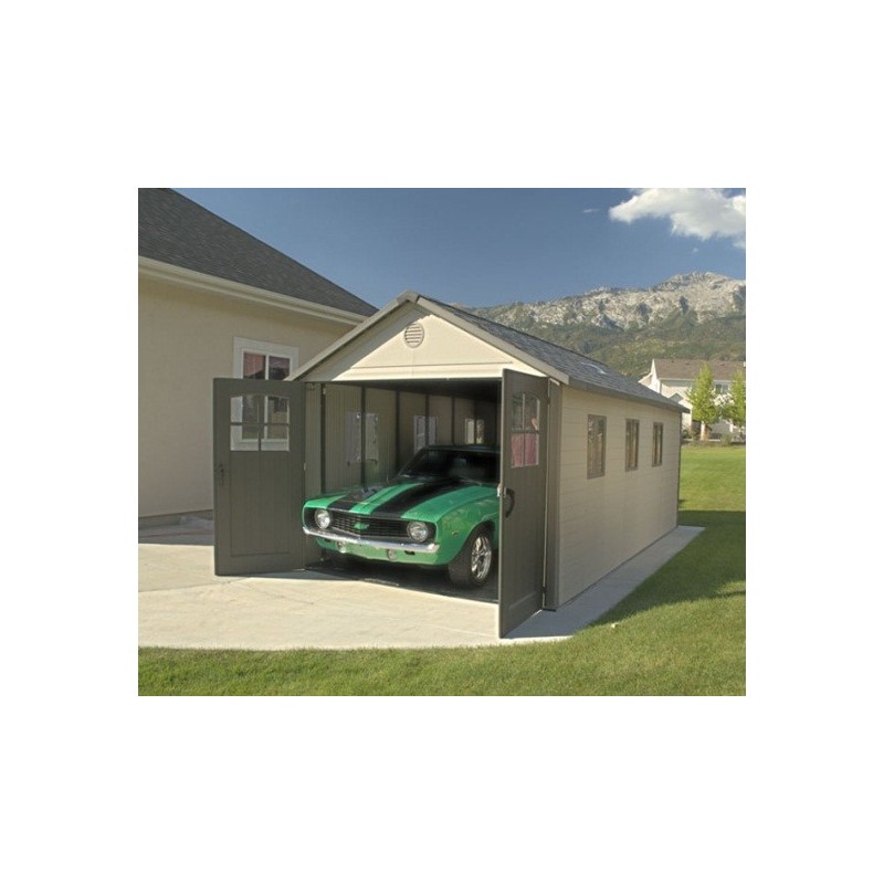 Lifetime 11x16 ft Storage Shed Kit with Tri-Fold Doors (60187/20125)