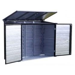 Arrow 6x3 Versa-Shed Locking Horizontal Storage Shelter - Onyx (EVRS53)