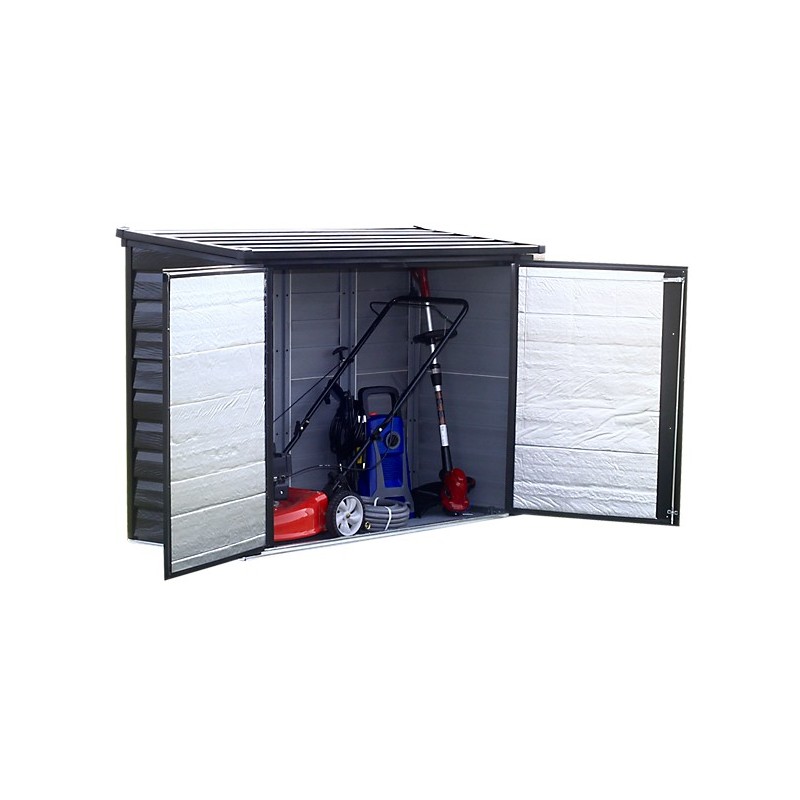 Arrow 6x3 Versa-Shed Locking Horizontal Storage Shelter - Onyx (EVRS53)
