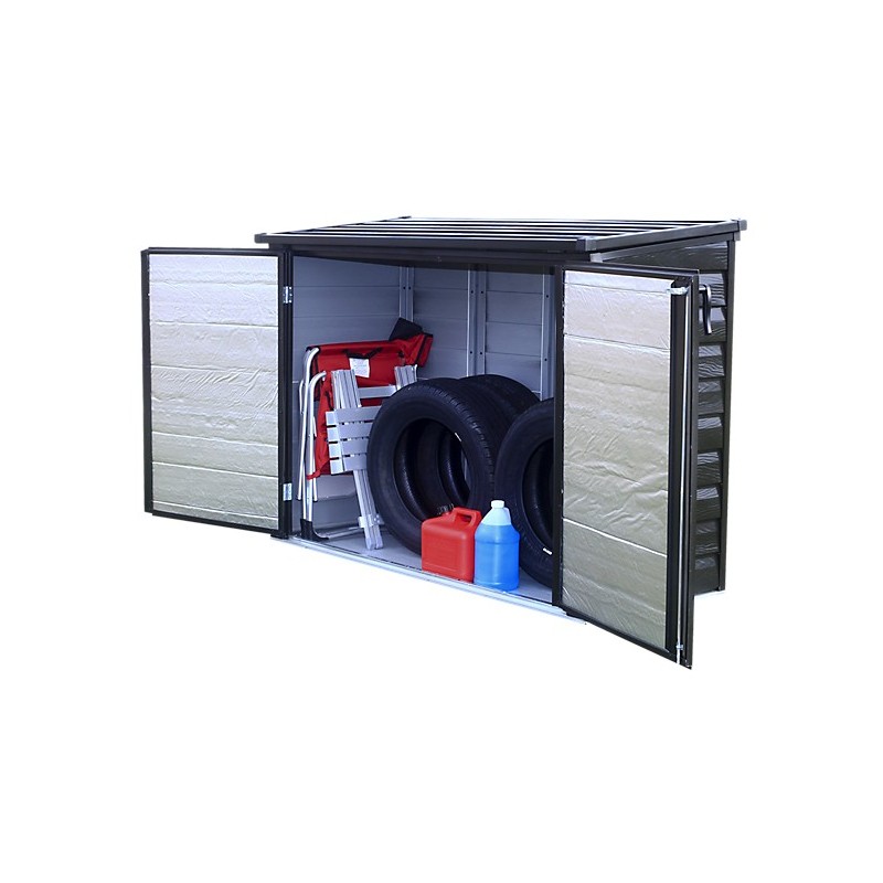 Arrow 6x3 Versa-Shed Locking Horizontal Storage Shelter - Onyx (EVRS53)