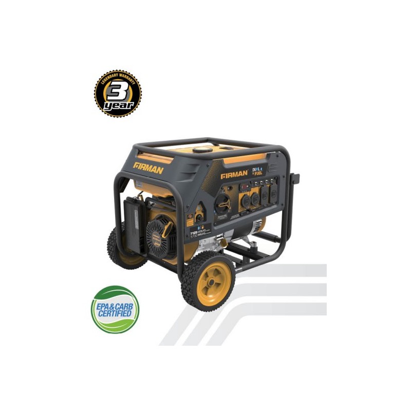 Firman Whisper Series 3000 Watt Electric Start Inverter Generator w/ RV Plug & Wireless Remote (W03083)