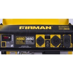 Firman Power Equipment Gas Powered 3650/4550 Watt Extended Run Time Portable Generator (P03606)