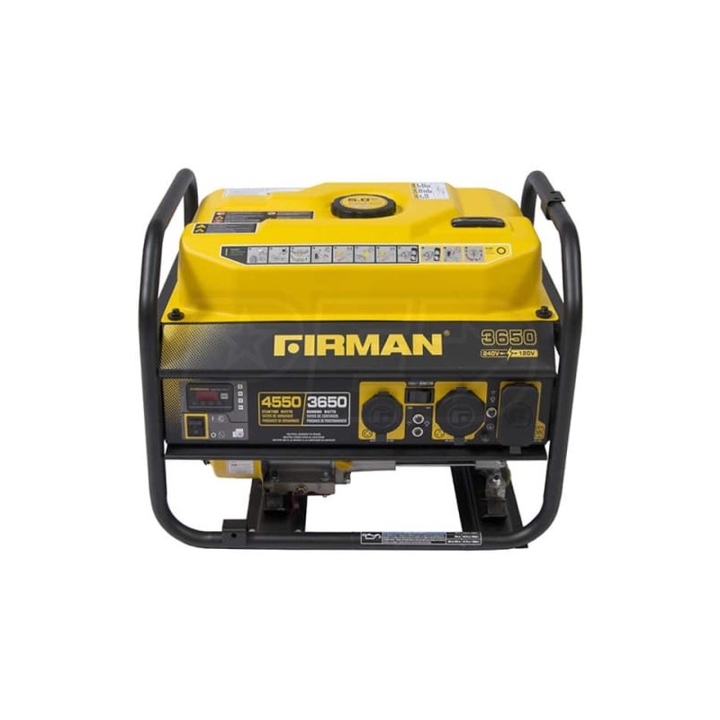 Firman Power Equipment Gas Powered 3650/4550 Watt Extended Run Time Portable Generator (P03606)