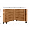Knaack JobMaster Rolling Cabinet, 60.9 cu ft - Tan (Model 100-KL)