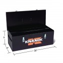 Knaack Hand Tool Box, 26 in, 1.5 cu ft - Black (743)