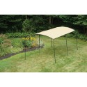 ShelterLogic 9x16 Monarc Round Top Canopy - Sandstone (25866)