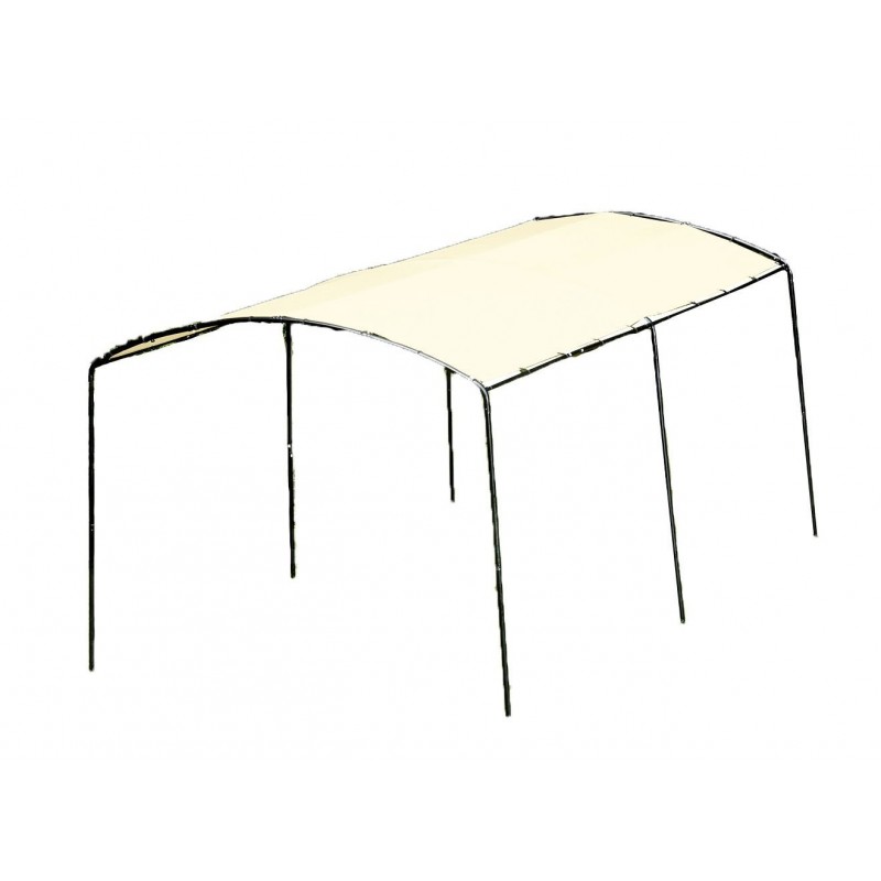 Shelter Logic 10x18 Monarc Round Top Canopy - Sandstone (25867)