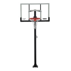 Lifetime 54 Inch In-Ground Basketball Hoop Steel-Framed Shatterproof, Powerlift (90568)