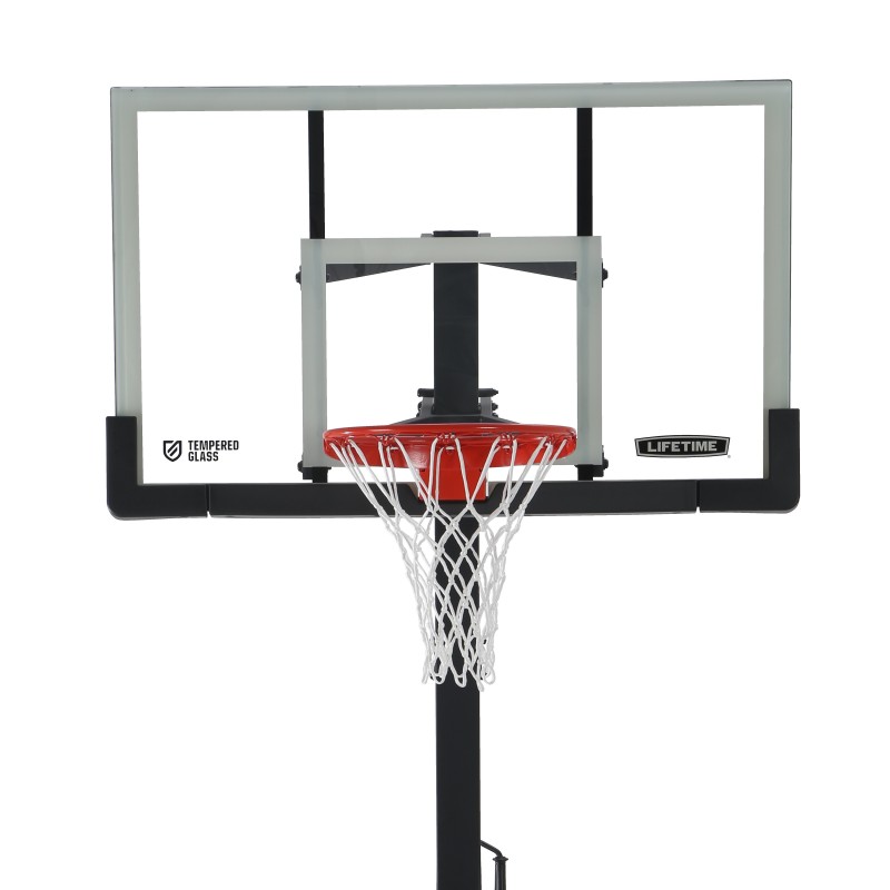 Lifetime Height Adjustable In-Ground Basketball Hoop (54 Polycarbonate  Backboard)