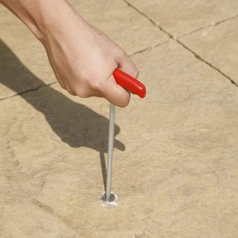 24 20-Year Super Mesh In-Ground Pool Safety Cover w/ Right Step - Blue (WS7011B)