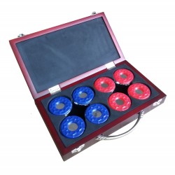 Shuffleboard Pucks W/ Case - Set Of 8 (NG1223)