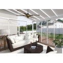 Palram 10x18 San Remo Patio Enclosure Kit w/ Screen Doors  - White  (HG9067)