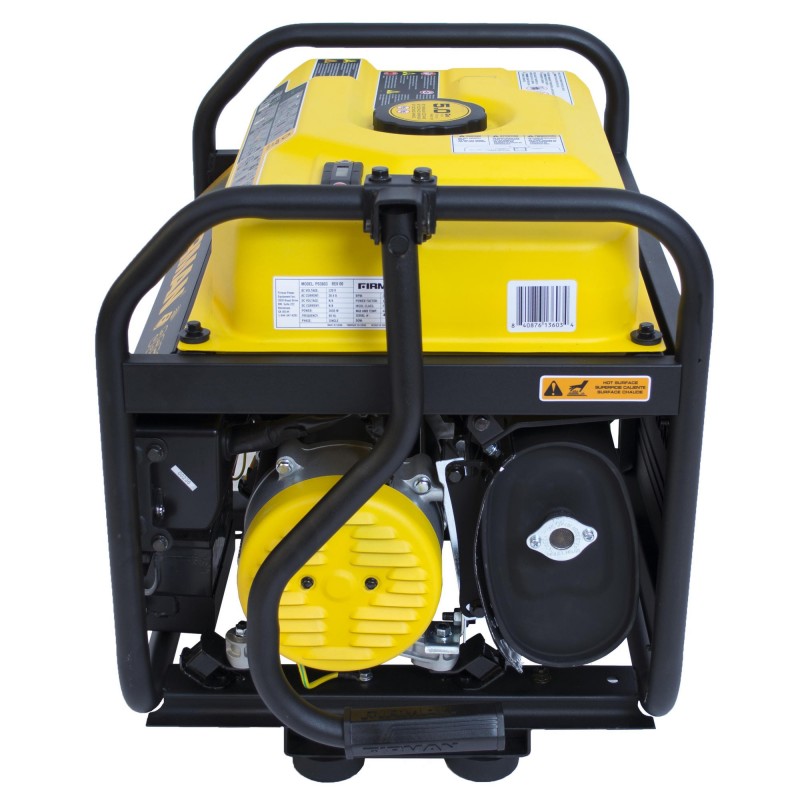 Firman Power Equipment Gas Powered 3650/4550 Watt Extended Run Time Portable Remote Start Generator with Wheel kit (P03603)