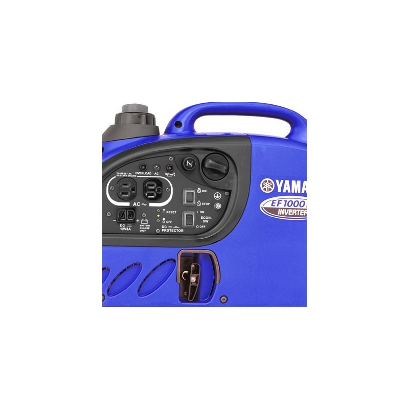 Yamaha 1000 Watt 120V 8.3 AMP Portable Inverter Generator with Noise Block Technology (EF1000iS)