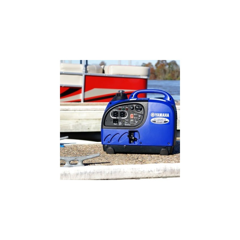Yamaha 1000 Watt 120V 8.3 AMP Portable Inverter Generator with Noise Block Technology (EF1000iS)