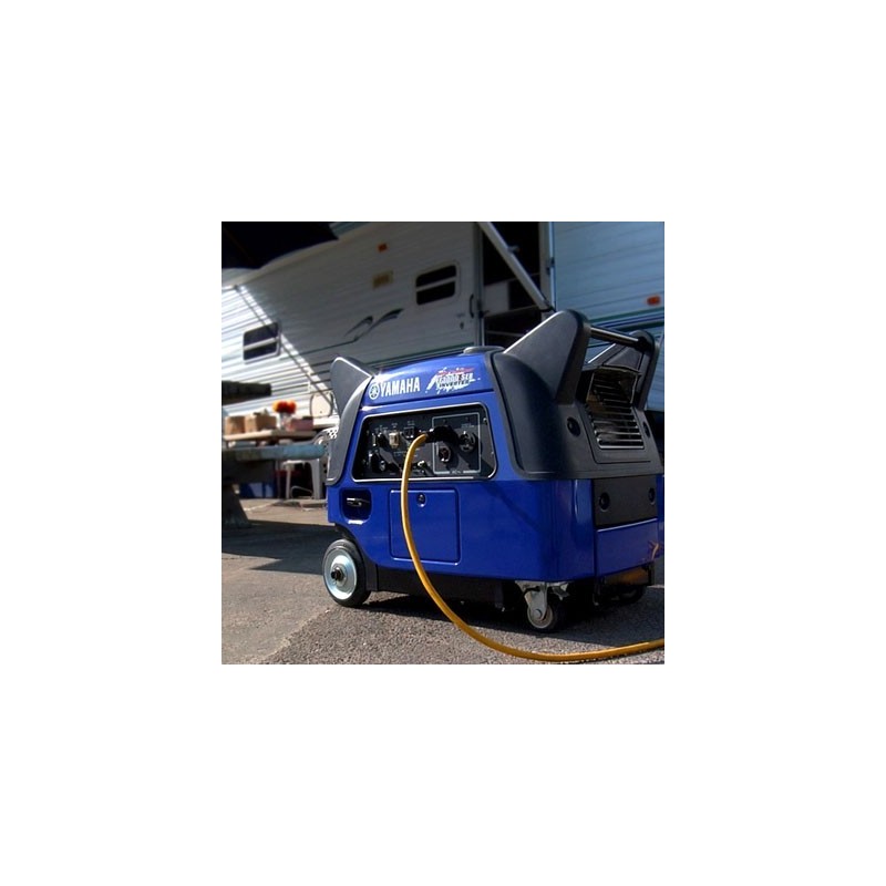 Yamaha 3000 Watt 120V 25 AMP Portable Inverter Generator with 500W Boost, Electric Start, Noise Block (EF3000iSEB)