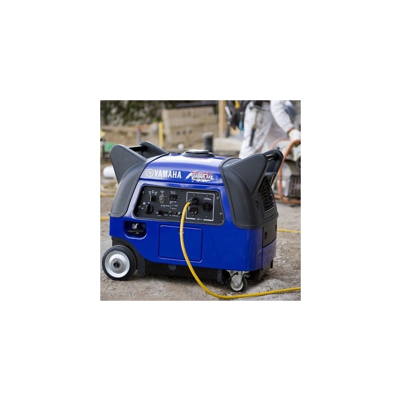 Yamaha 3000 Watt 120V 25 AMP Portable Inverter Generator with 500W Boost, Electric Start, Noise Block (EF3000iSEB)