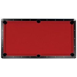 Hathaway Championship Saturn II Billiards Cloth Pool Table Felt - 8 Ft. - Red (BG263RD)