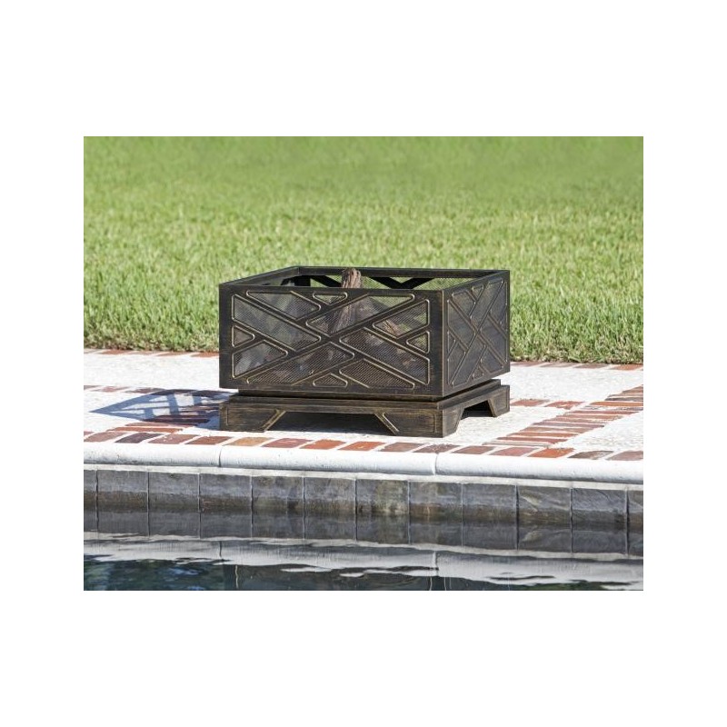 Fire Sense Catalano Square Fire Pit (62239)