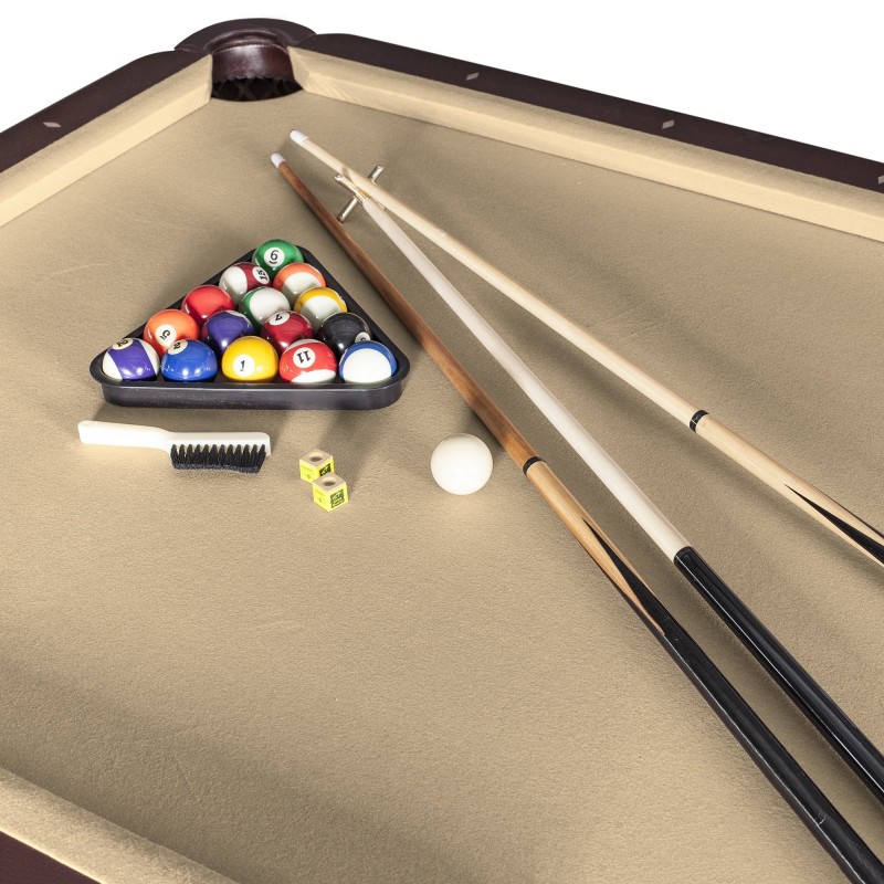 Augusta 8-ft Non-Slate Pool Table - Walnut Finish (NG2670) Augusta 8-ft Non-Slate Pool Table - Walnut Finish (NG2670)
